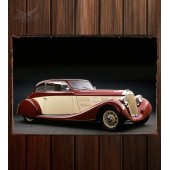 Металлическая табличка Delage D8 105 Sport Aerodynamic Coupe by Letourneur & Marchand